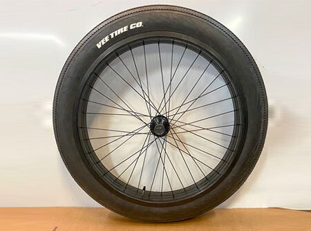 SFD Front Wheel/Tire designed for optimal performance on mini bikes and drift trikes.