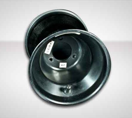 Powdercoated Rear Wheel designed for performance and style, compatible with various mini bikes.